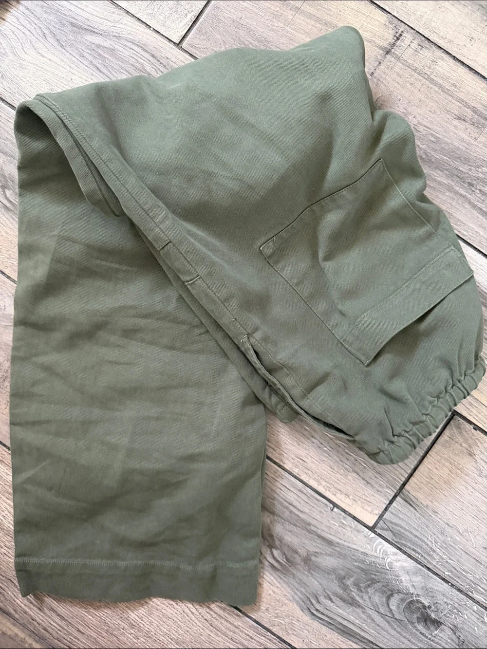 Z Supply women’s Olive Green Drawstring carpenter ankle pants